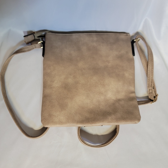 Elegant Beige Crossbody Bag - Picture 2 of 5